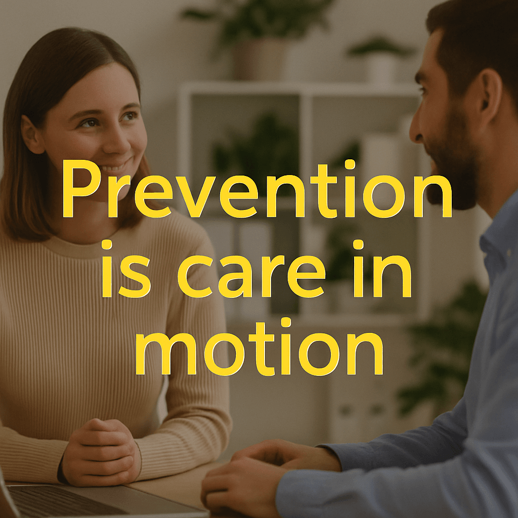 Prevention is care in motion - supportive workplace conversation